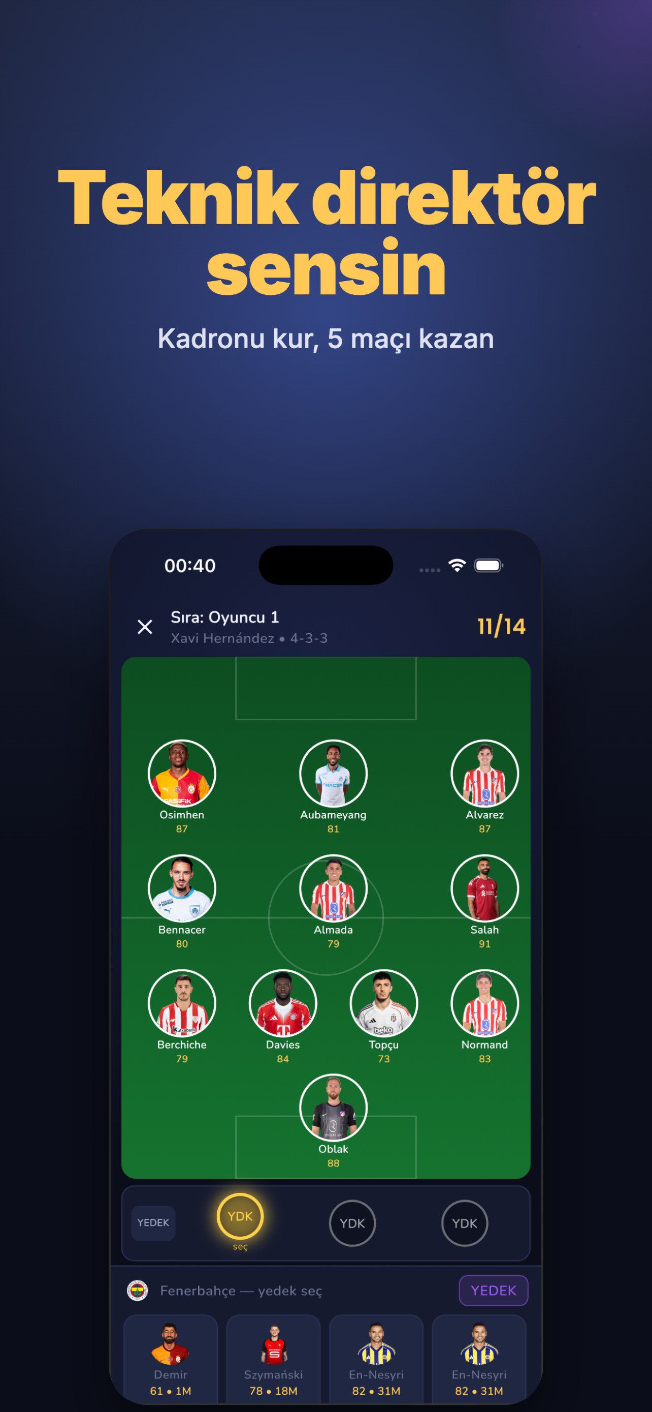 BrainKick lider tablosu ekranı